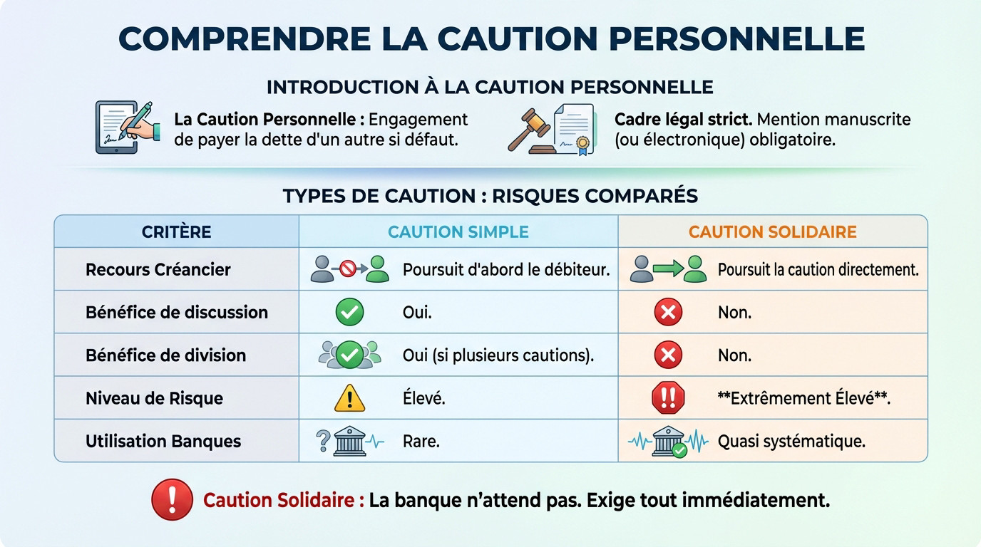 Personne signant un contrat de cautionnement avec une expression soucieuse face aux engagements financiers