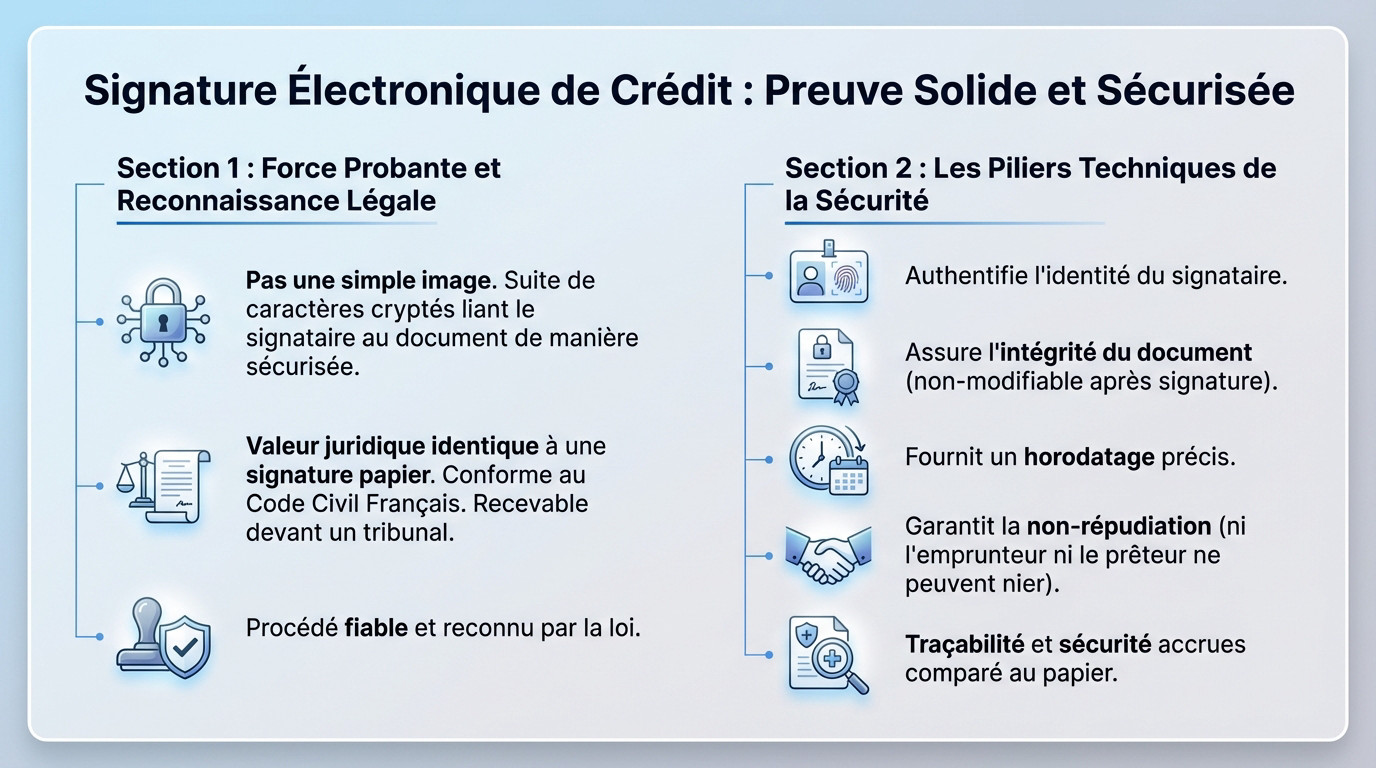 Signature électronique de crédit sécurisée sur tablette avec cadenas numérique
