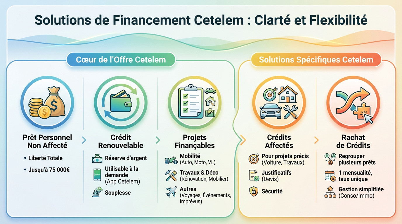 Solutions de financement Cetelem : clarté et flexibilité pour vos projets